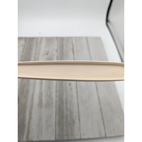 Ekco Solid Serving Spoon Almond Nylon Plastic 11" Vintage - Picture 7 of 8